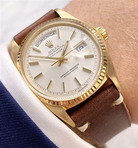 rolex day date stainless steel and gold vinttage|Rolex Day-Date chart.